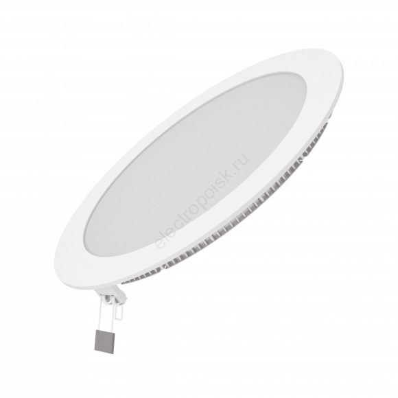 Светильник светодиодный встраиваемый ДВО-12 Вт 880  Лм 3000К круг IP20 монтажный d155 мм 170х22 мм 180-265 В Slim Gauss