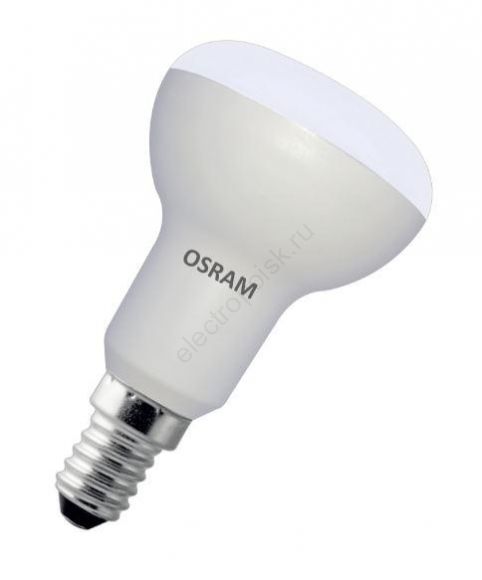 Лампа светодиодная LED 7Вт Е14 STAR R50(замена 60Вт), теплый белый свет Osram