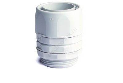 Переходник армированная труба-коробка диаметр 32мм IP65 1 и 1/4 дюйма (55132)