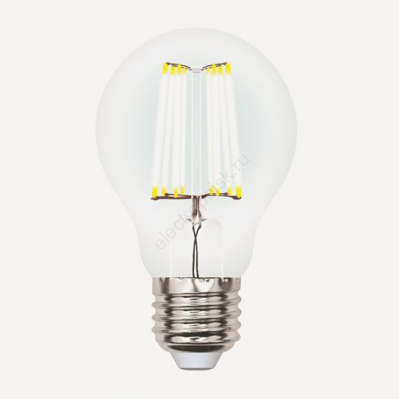 Лампа светодиодная LED 7вт 200-250В форма А диммируемая 630Лм Е27 4000К Uniel Air филамент (UL-00002874)