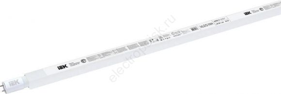 Лампа светодиодная LED 18вт G13 белый установка возможна после демонтажа ПРА ECO (LLE-T8-18-230-40-G13)