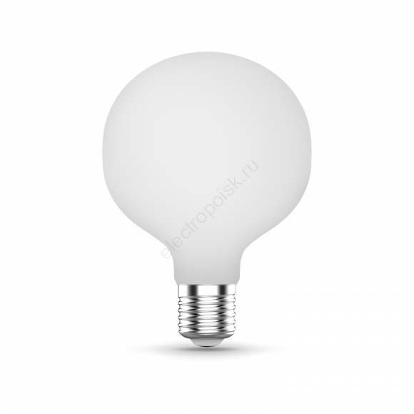 Лампа светодиодная филаментная LED 10 Вт 1100 лм 4100К AC185-265В E27 шар G95 нейтральный матовая колба диммируемая Black Filament Gauss (189202210-D)