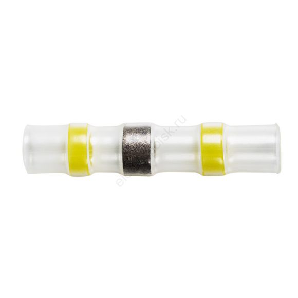Соединитель термоусаживаемый под пайку L-40 мм 4.0-6.0 кв мм (ПК-т 6.0) желтый (08-0754)
