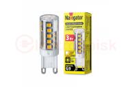 Лампа светодиодная LED 3вт 230в G9 тепло-белый капсульная Лампа светодиодная LED 3вт 230в G9 тепло-белый капсульная