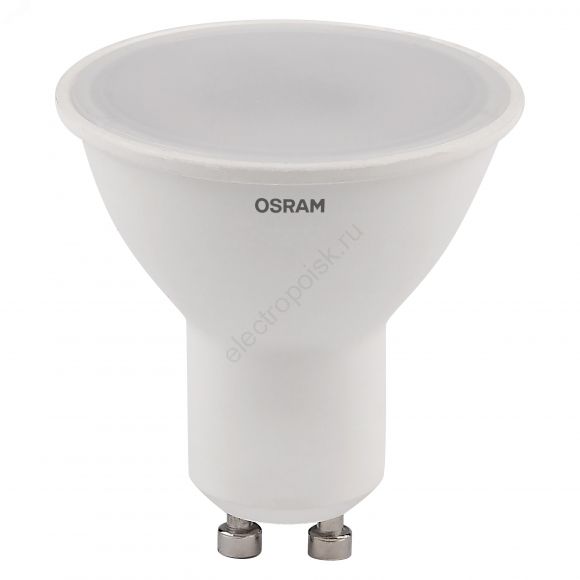Лампа светодиодная LED 6 Вт GU5.3 4000К 480Лм спот 220 В (замена 50Вт) OSRAM (4058075582637)