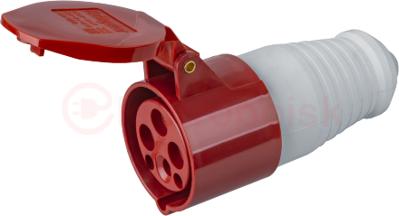 Розетка NCA-SR214-16-380 переносная 16А 3P+PE IP44
