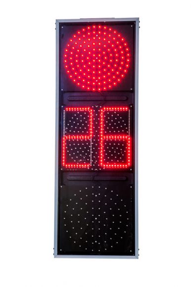 Светофор дорожный светодиодный транспортный с ТООВ Т.1.1(плоский) (Э0002ЕК)