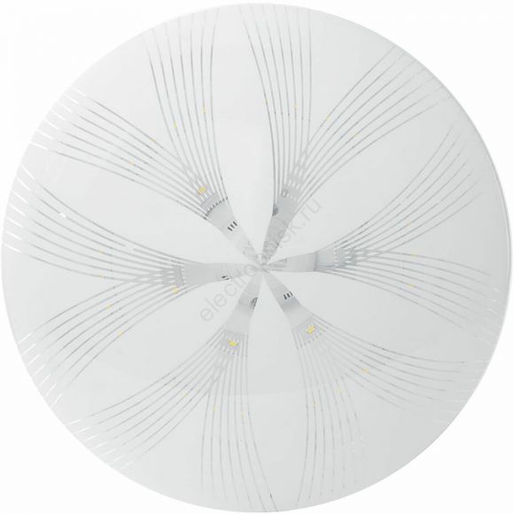 Светильник светодиодный ДБО-29w 6400К круглый белый c узором