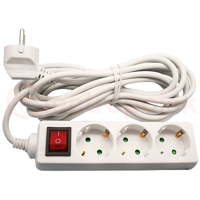 Удлинитель Navigator 71 514 NPE-S1-03-500-ESC-3x0.75 кит 10А ПВС 3х0.75