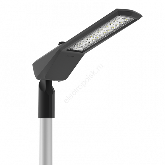 Консольный светильник светодиодный дку-60вт 9000лм 5000к levante m zhaga черный