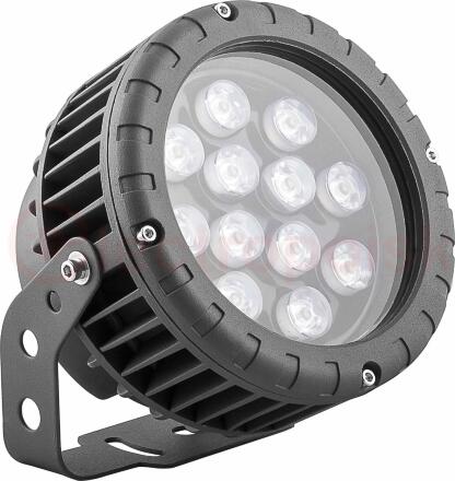 Прожектор светодиодный ДО-12w зеленый IP65