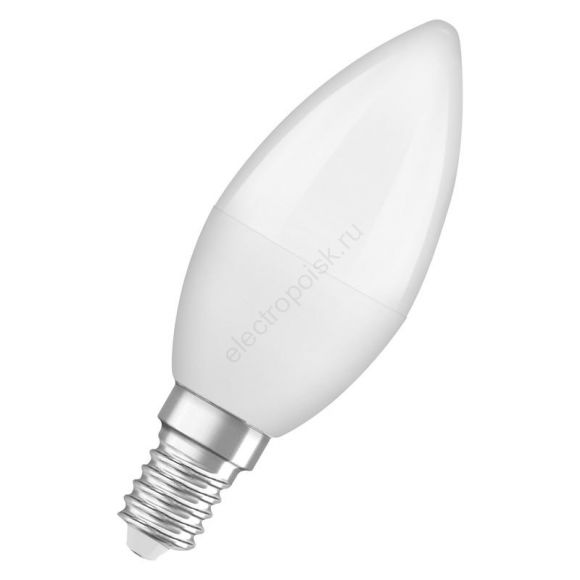 Лампа светодиодная LED Antibacterial Свеча 5,5Вт (замена 50 Вт), 470Лм, 2700 К, цоколь E14 OSRAM (4058075561373)