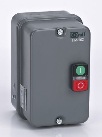 Пускатель электромагнитный 12А AC220/230В 50/60Гц в металлической оболочке