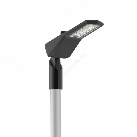 Консольный светильник светодиодный дку-60вт 7800лм 4000к levante zhaga черный