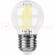 Лампа светодиодная LED 11вт Е27 теплый шар FILAMENT Лампа светодиодная LED 11вт Е27 теплый шар FILAMENT