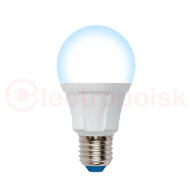 LED-A60 10W/6500K/E27/FR/DIM PLP01WH Лампа светодиодная, диммируемая. Форма «А», матовая. Серия Яркая. Дневной свет (6500K). Картон. ТМ Uniel. LED-A60 10W/6500K/E27/FR/DIM PLP01WH Лампа светодиодная, диммируемая. Форма «А», матовая. Серия Яркая. Дневной свет (6500K). Картон. ТМ Uniel.