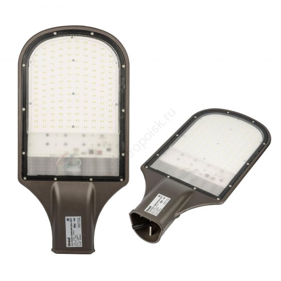 Консольный светильник светодиодный уличный консольный ulv-r22h-100w/6500k ip65 grey дневной белый свет (6500k) угол 110 градусов tm uniel