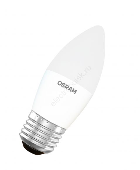 Лампа светодиодная LED Star Свеча 7Вт (замена 60Вт), 600Лм, 2700К, цоколь E27 OSRAM (4058075696952)