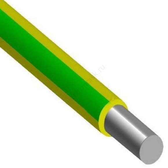 Провод силовой ПАВ 1х16 желто-зеленый однопроволочный (барабан)