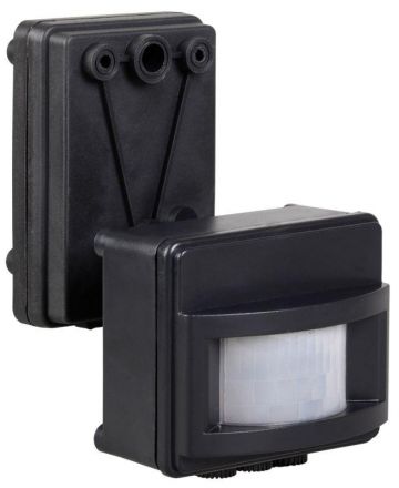 Датчик движения ИК для прожектора 1000/1500w 120 гр. 12м IP44 черный