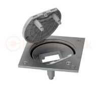 Connect Влагостойкая основа IP66 с замком на 1 модуль K45 сталь Connect Влагостойкая основа IP66 с замком на 1 модуль K45 сталь