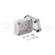Распределительная коробка X06, IP 67, 151х167х87 мм, с прозрачной крышкой Распределительная коробка X06, IP 67, 151х167х87 мм, с прозрачной крышкой