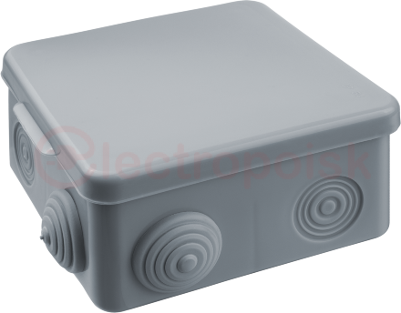 Коробка NSS-DB-100-100-50-8-GR распаячная открытого монтажа