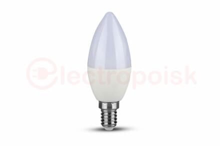Лампа светодиодная LED 6.5Вт CN 220В Е14 D37х99 4500К белый 480лм Космос