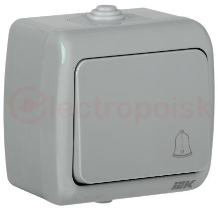 AQUATIC Выключатель кнопочный 10А  IP54           ВС-20-1-3-A