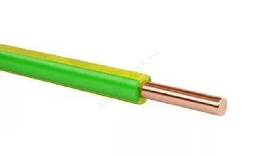 Провод силовой ПуВ нг(А)-LS 1х2,5 желто зеленый   ТРТС