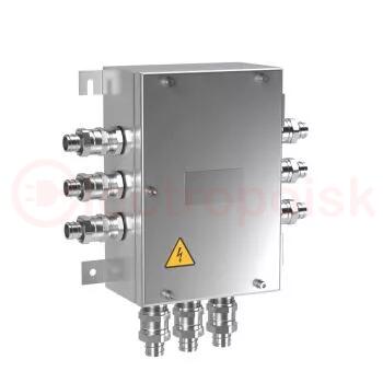 Коробка соединительная STBE-222-(3-B-25-PN)-(3-C-20-PN)-(3-D-20-PN)-(10-4-L) 1Ex e IIC T6 Gb