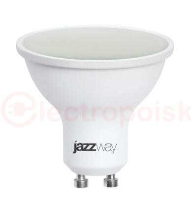 Лампа светодиодная LED 8Вт GU10 3000K диммируемя  Jazzway