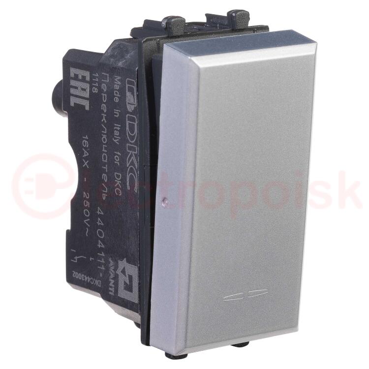 Avanti Переключатель модульный Закаленная сталь 1 модуль купить в ...