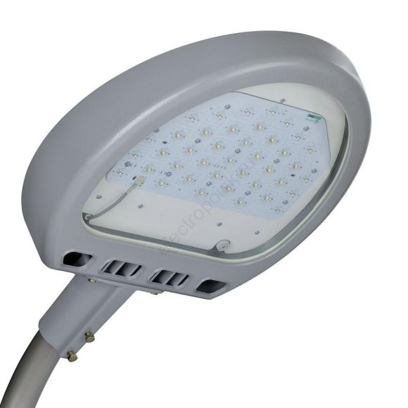 Консольный светильник светодиодный дку-120 омега led-120-pcl/у50 (15000/740/ral7040/d/0/gen1)