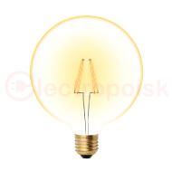 Лампа светодиодная декоративная LED 8вт 220-250В шар G125 680Лм Е27 2250К золотая колба Uniel Vintage Лампа светодиодная декоративная LED 8вт 220-250В шар G125 680Лм Е27 2250К золотая колба Uniel Vintage