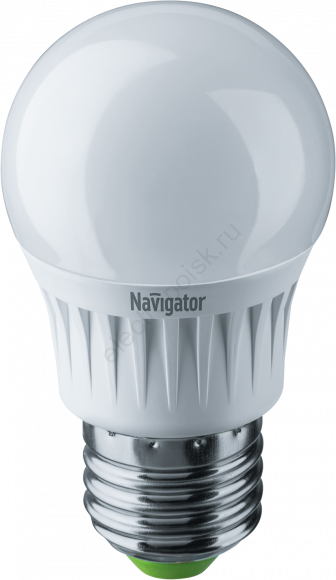 Лампа светодиодная LED 7вт E27 белый шар (18944)