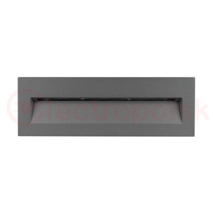 Светильник LTD-TRAIL-S226x76-8W Warm3000 (GR, 65 deg, 230V) (ARL, IP65 Металл, 3 года)