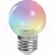 Лампа светодиодная LED 1вт Е27 RGB прозрачный плавная смена цвета шар Лампа светодиодная LED 1вт Е27 RGB прозрачный плавная смена цвета шар