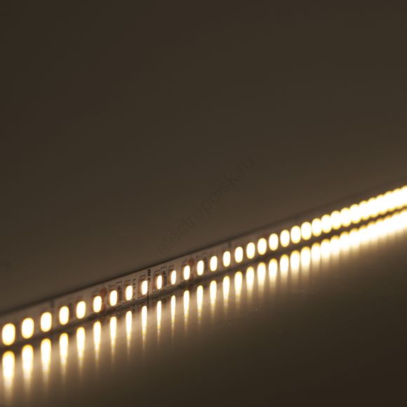 Лента светодиодная LEDх180/м 5м 16w/m 24в тепло-белый (41527)
