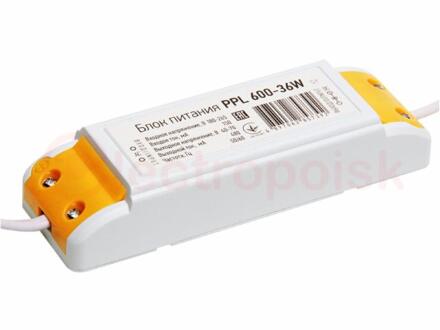 Драйвер 800мА для PPL 600/1200 36w DC30-42v