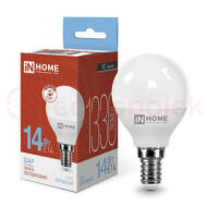 Лампа светодиодная LED-ШАР-VC 14Вт 230В E14 6500K 1330Лм IN HOME Лампа светодиодная LED-ШАР-VC 14Вт 230В E14 6500K 1330Лм IN HOME