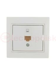 MIRA Розетка компьютерная RJ45 х 1 белая MIRA Розетка компьютерная RJ45 х 1 белая