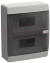 UNION Compact Корпус пластиковый ЩРН-П-18 IP41 черная прозрачная дверь IEK