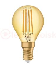 Лампа светодиодная филаментная LED 4Вт Е14 2400K 410лм шар золото 230V FIL CL Р (замена 35Вт) OSRAM Vintage 1906 Лампа светодиодная филаментная LED 4Вт Е14 2400K 410лм шар золото 230V FIL CL Р (замена 35Вт) OSRAM Vintage 1906