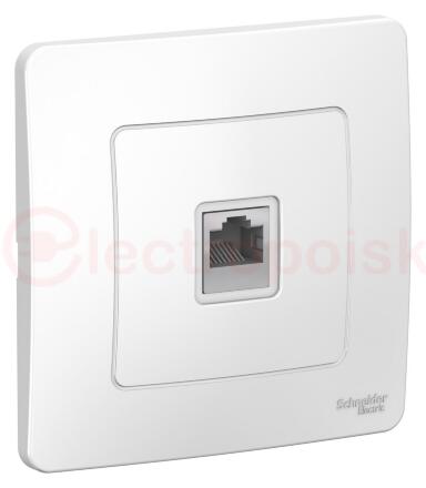 BLANCA скрытой установки розетка компьютерная RJ45, белый BLANCA скрытой установки розетка компьютерная RJ45, белый