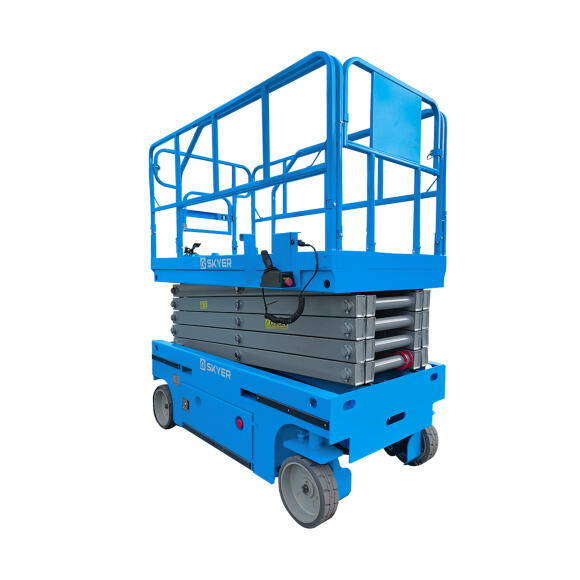 Самоходный ножничный подъемник с выдвижной платформой SKYER PL1625 li-ion