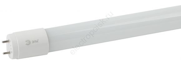 Лампа светодиодная LED T8-10W-865-G13-600mm R (диод труб.стекл 10Вт хол непов. G13  пенка) (30/1080) ЭРА (Б0049593)