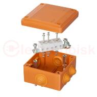 Коробка пластиковая FS с кабельными вводами и клеммниками, IP56,100х100х50мм, 5р, 450V,20A,10мм.кв Коробка пластиковая FS с кабельными вводами и клеммниками, IP56,100х100х50мм, 5р, 450V,20A,10мм.кв