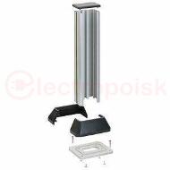 Connect Миниколонна 2-сторонняя на 8 CIMA-модулей 601х1265(158)х1095(181) мм SC алюминий-графит Connect Миниколонна 2-сторонняя на 8 CIMA-модулей 601х1265(158)х1095(181) мм SC алюминий-графит