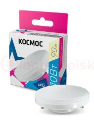 Лампа светодиодная LED 10Вт 220В GX53 3000K теплый 800 лм Космос Лампа светодиодная LED 10Вт 220В GX53 3000K теплый 800 лм Космос